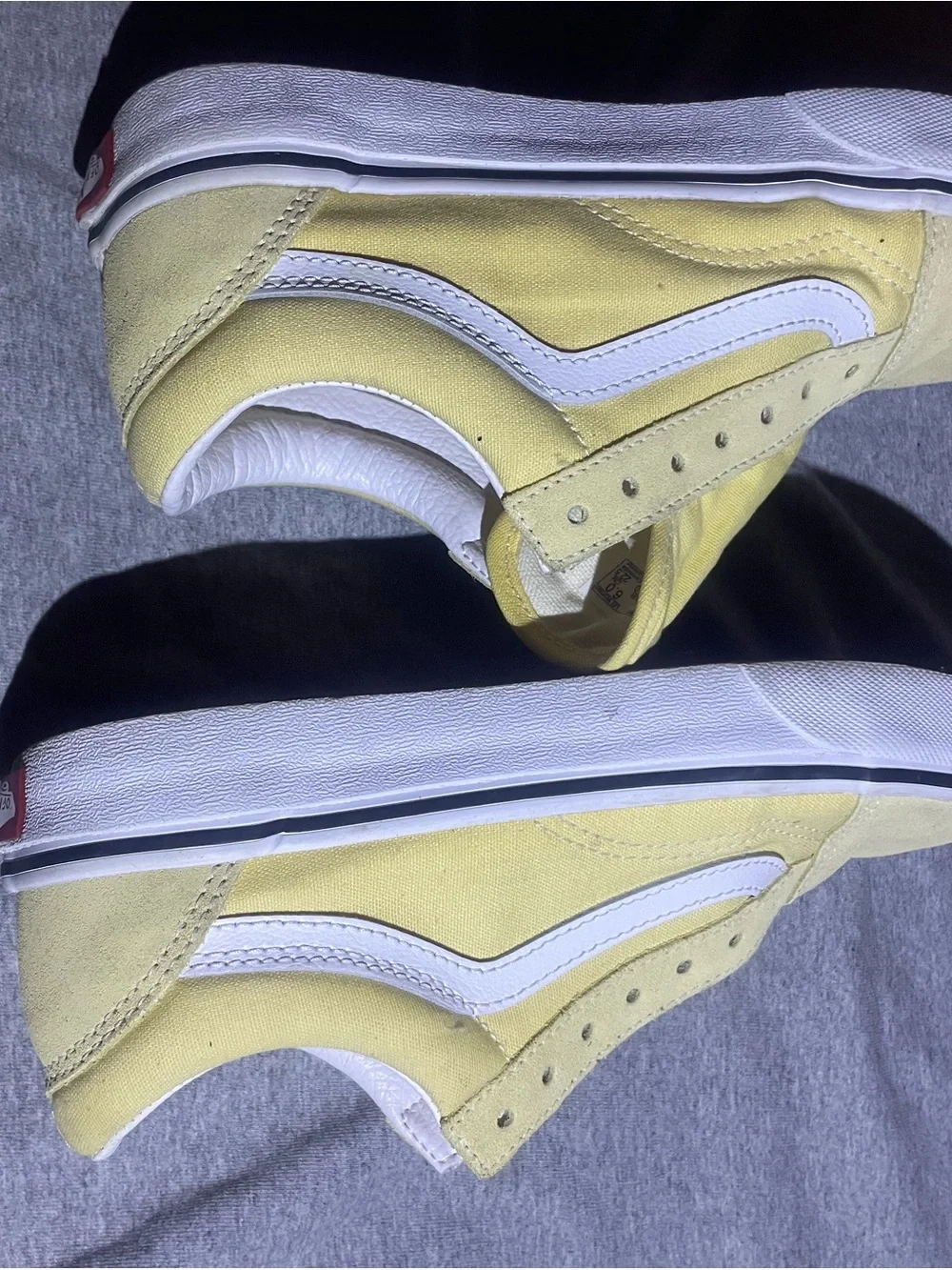 Vans Yellow men 4.5 Women 6 Suede Slip-On Sneakers